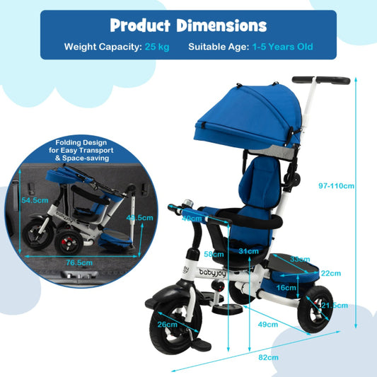 Folding & Reversible Stroller Trike
