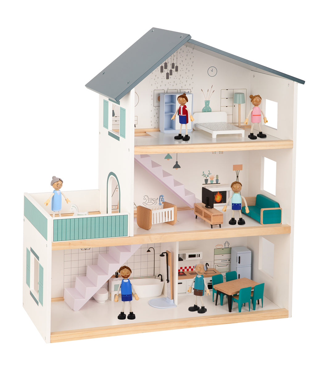 Modern 3 Storey Dollhouse – Some Bub Stuff & Co