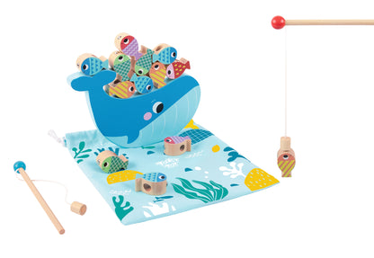 Tooky Toys 4 in 1 Fishing and Stacking Game