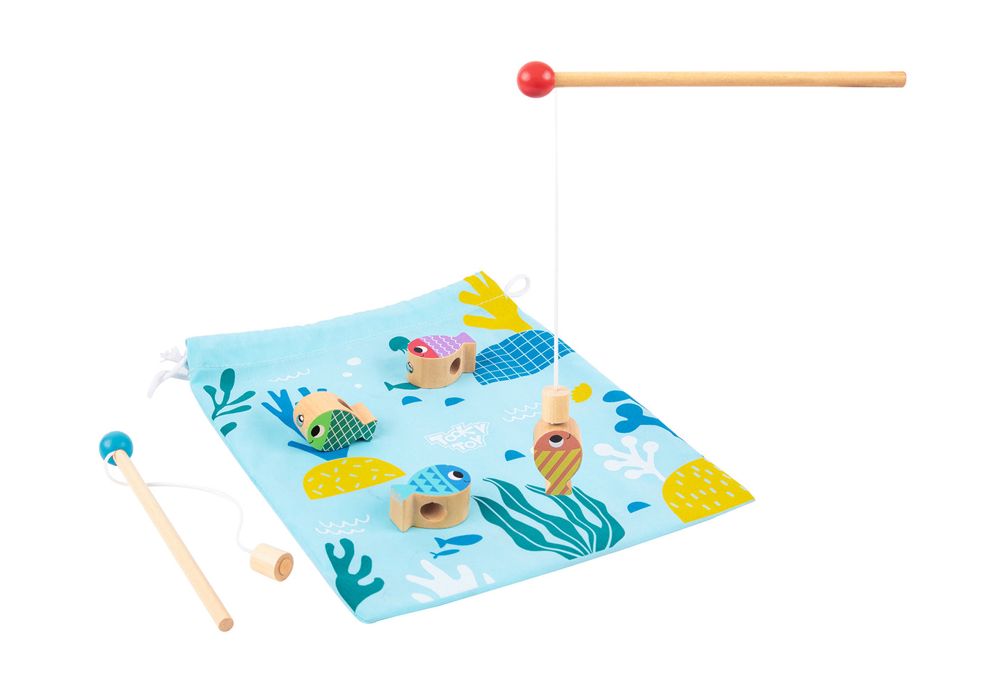 Tooky Toys 4 in 1 Fishing and Stacking Game