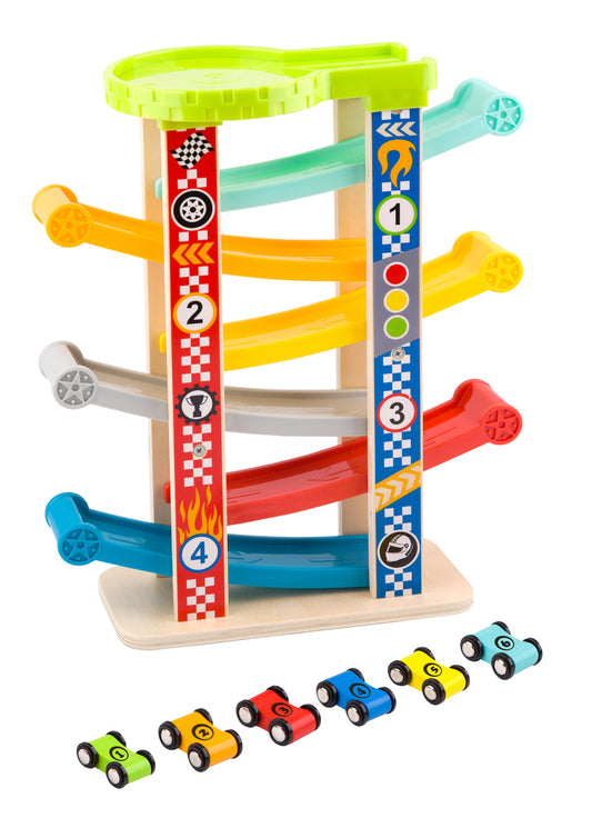 Tooky Toys Sliding Tower Car Run