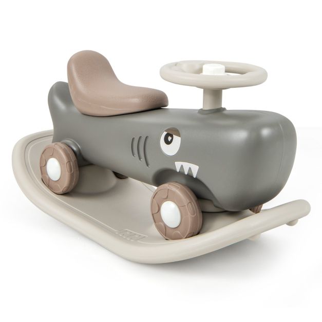 3-in-1 Ride-On Wonder: Rocker, Push Car & Balance Board