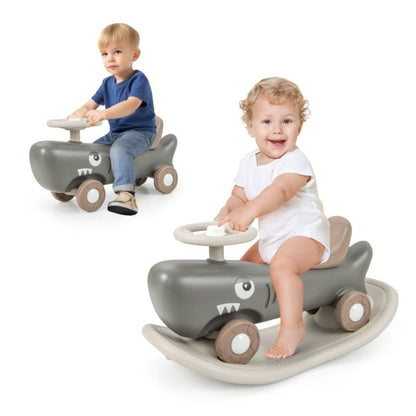 3-in-1 Ride-On Wonder: Rocker, Push Car & Balance Board