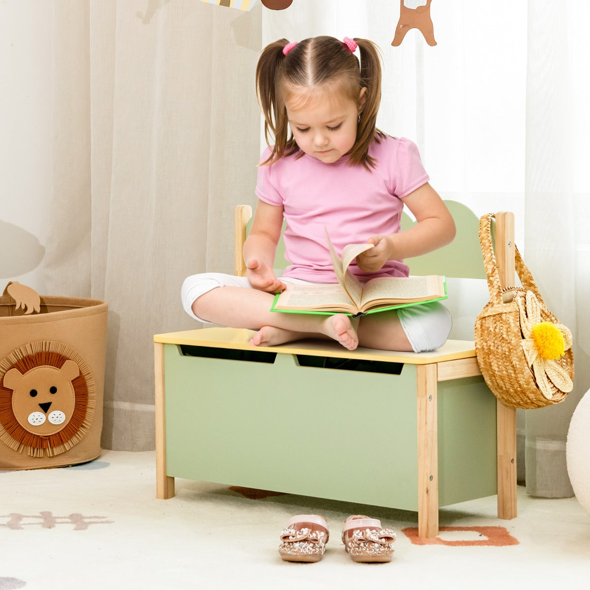 Kid's Bench with Storage