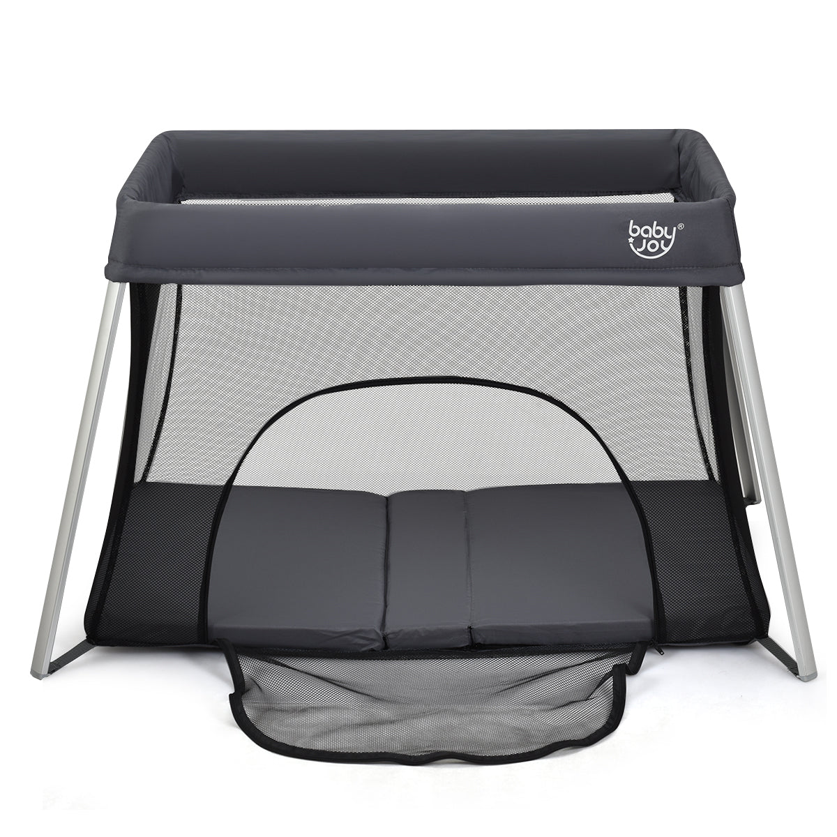 Baby Foldable Travel Portacot With Plush Mattress