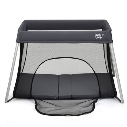 Baby Foldable Travel Portacot With Plush Mattress