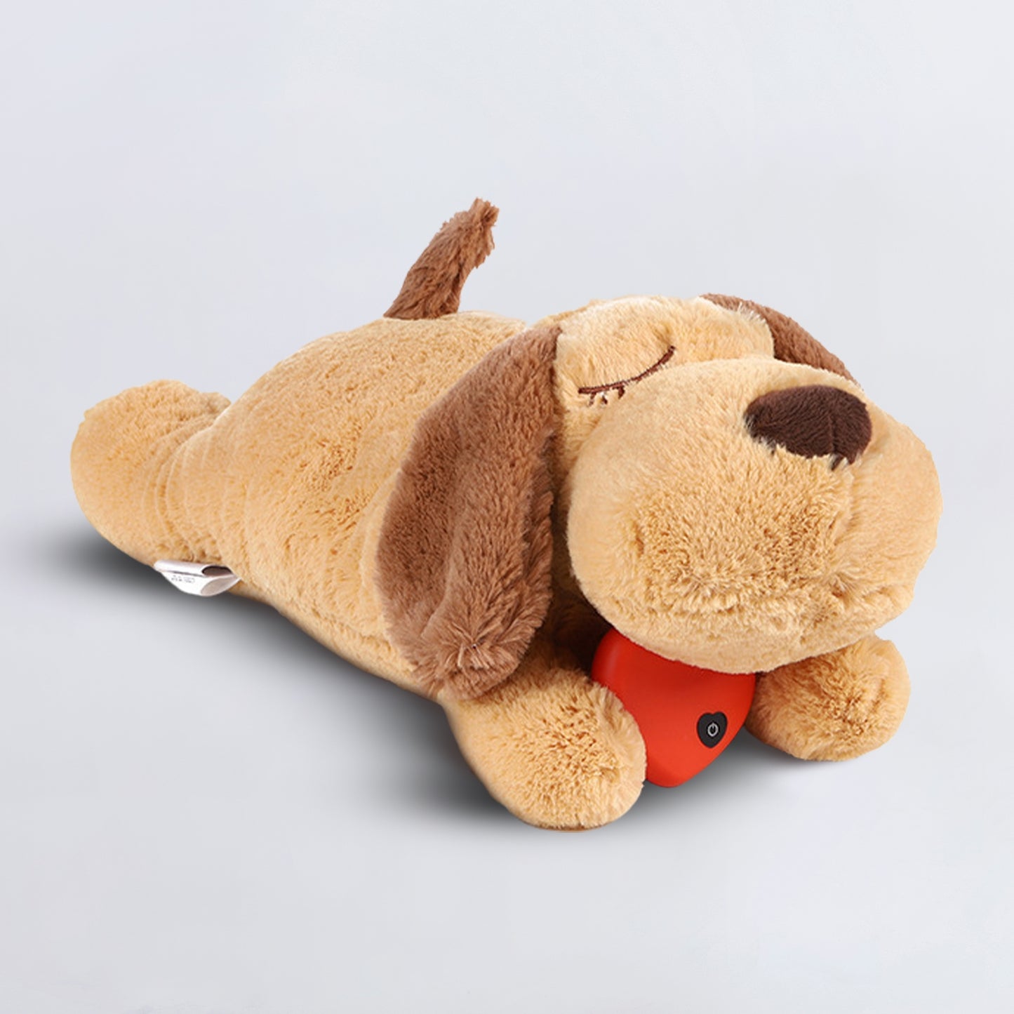 FLOOFI Heartbeat Puppy Plush Dog Toy for Anxiety Relief