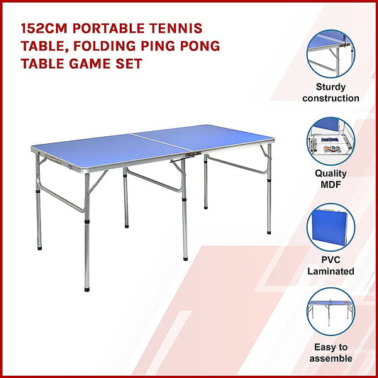 Foldable Ping Pong Pro: Portable Table Tennis Set