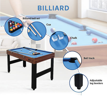 MultiPlay: 3-in-1 Game Table - Foosball, Soccer, Hockey, and Pool