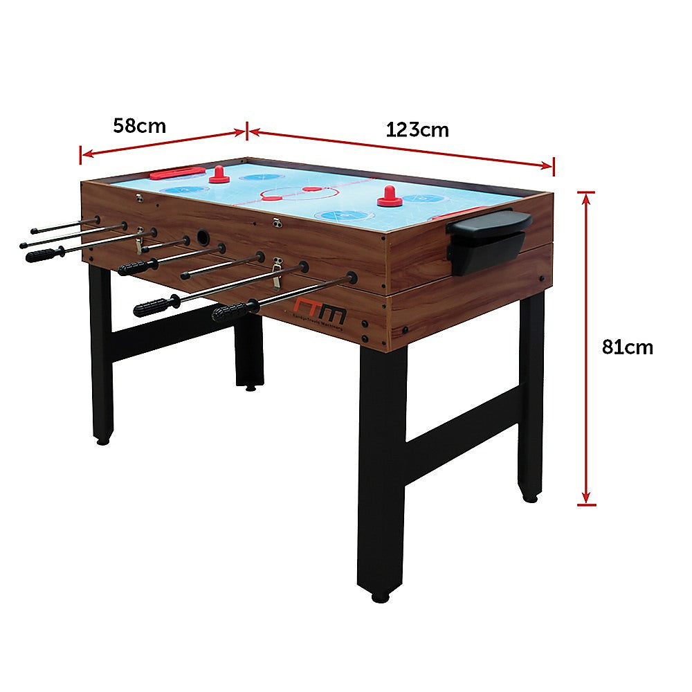 MultiPlay: 3-in-1 Game Table - Foosball, Soccer, Hockey, and Pool