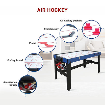 VersaPlay: Multi-Game Table - Foosball, Soccer, Basketball, Hockey, Pool, Table Tennis, and More