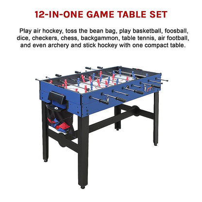 VersaPlay: Multi-Game Table - Foosball, Soccer, Basketball, Hockey, Pool, Table Tennis, and More