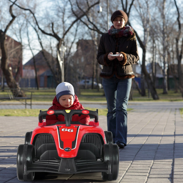 TurboDrive Kids Ride On Race Car with Remote Control