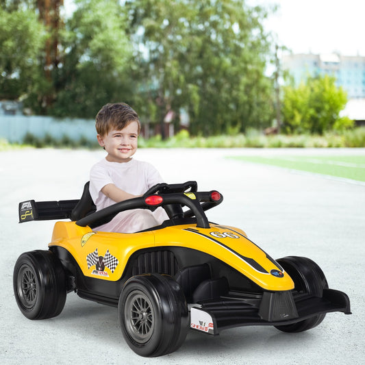 TurboDrive Kids Ride On Race Car with Remote Control