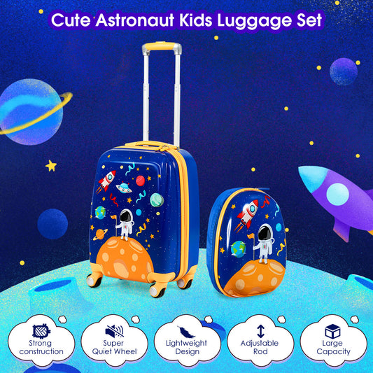 Kids Carry On  Luggage Set - Astronaut