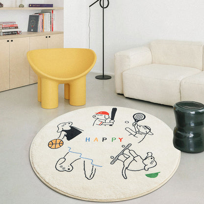 Animal and Space Design Round Rugs