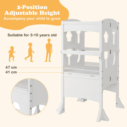 Folding Adjustable Montessori Learning Tower