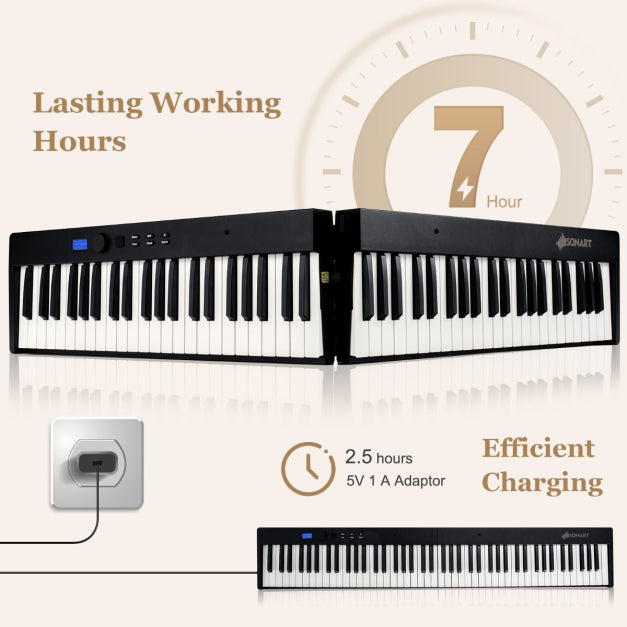 88 Key Folding Digital Piano