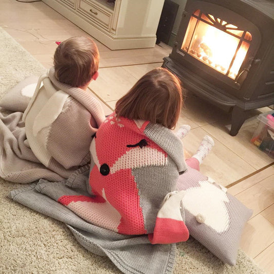 All Season Fox Blanket for Toddlers