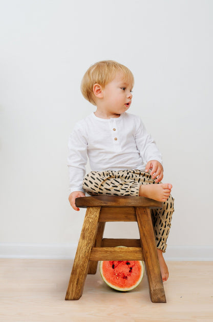 EcoCharm Handcrafted Kids' Stool - Ram