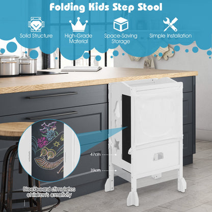 Havana Folding Learning Tower with Adjustable Height