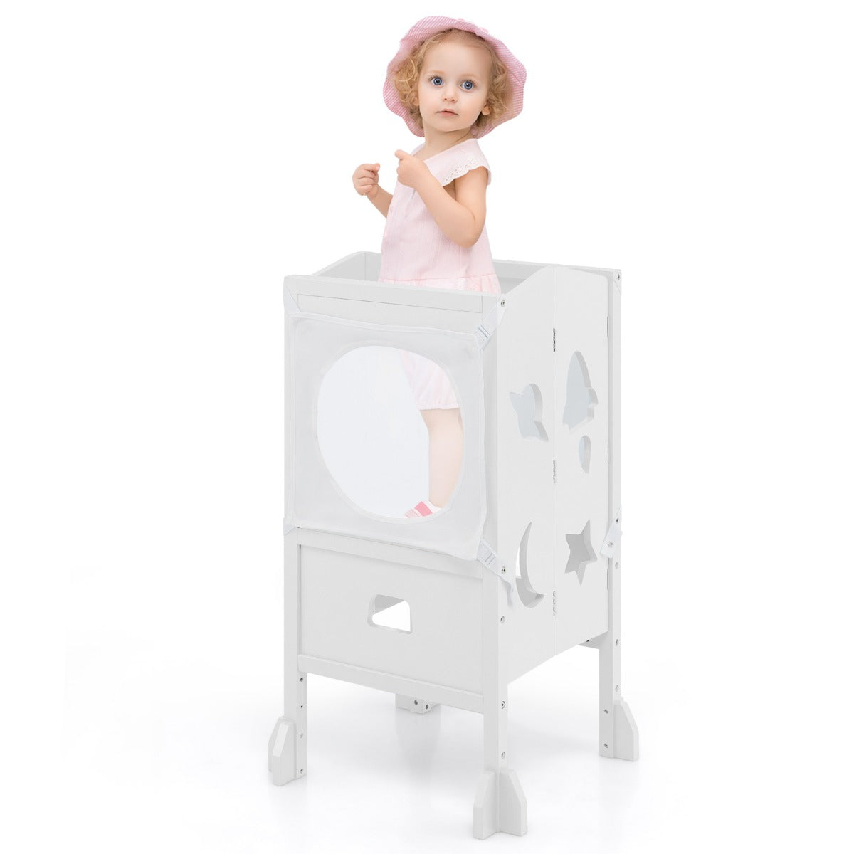 Havana Folding Learning Tower with Adjustable Height