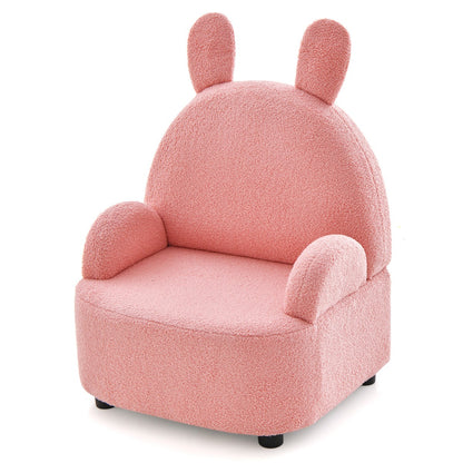 Kids Plush Bunny Lounge Chair