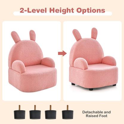 Kids Plush Bunny Lounge Chair