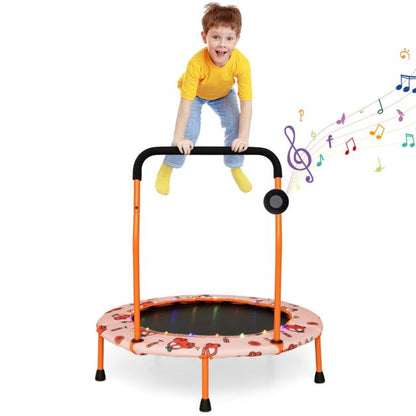 Mini Trampoline with Music & Led Lights