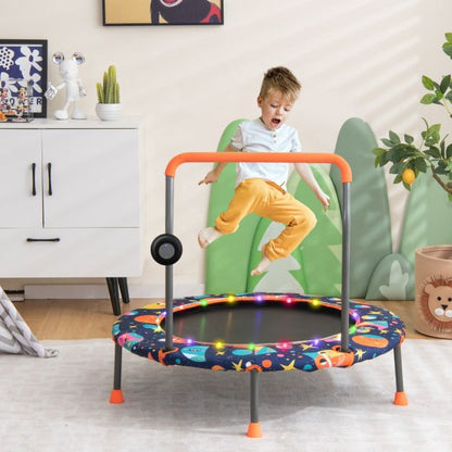 Mini Trampoline with Music & Led Lights