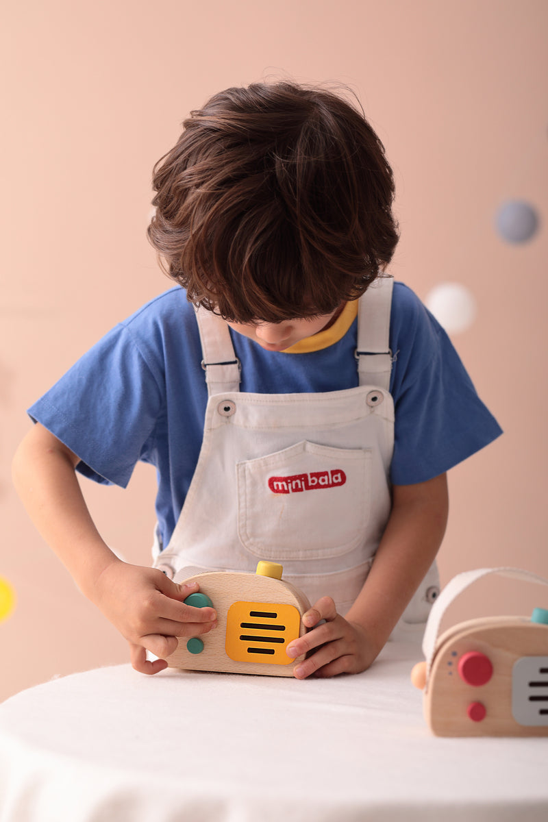 Kid's Wooden Radio Music Box