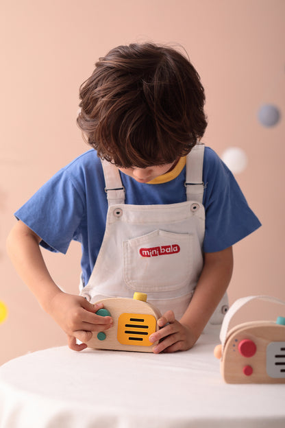 Kid's Wooden Radio Music Box