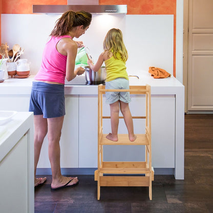 Woodlands Montessori Kitchen Step Stool for Toddlers