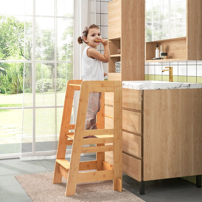 Woodlands Montessori Kitchen Step Stool for Toddlers