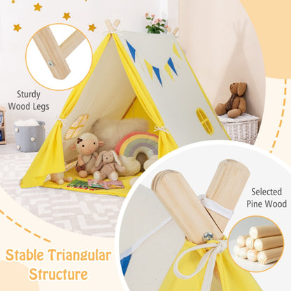 Indoor-Outdoor Adventure Triangle Kid's Play Teepee