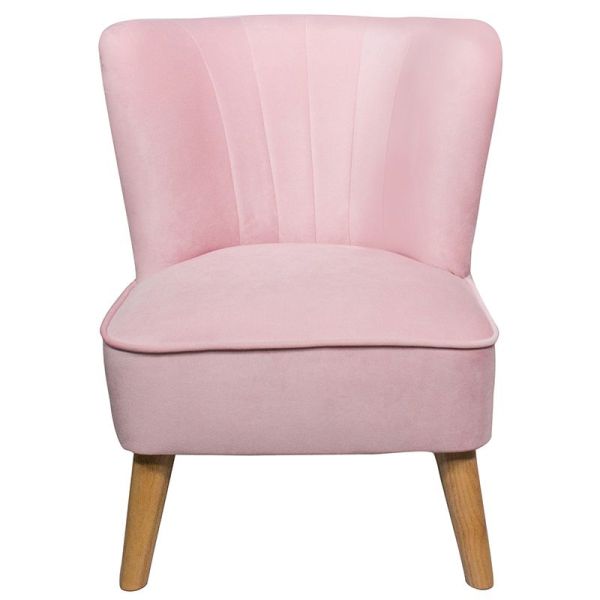 Kinsley Kid's Armchair and Stool - Pink