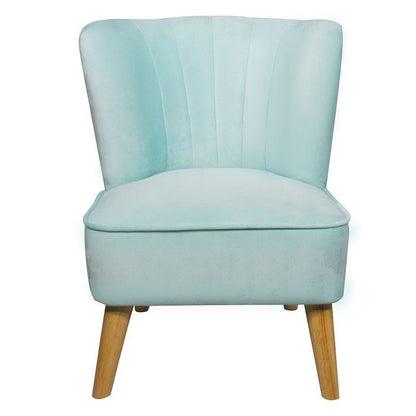 Kinsley Kid's Armchair and Stool - Aqua