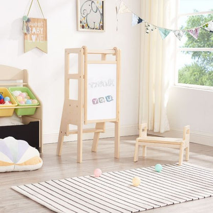 Montessori Learning Tower with Step Stool & White Board