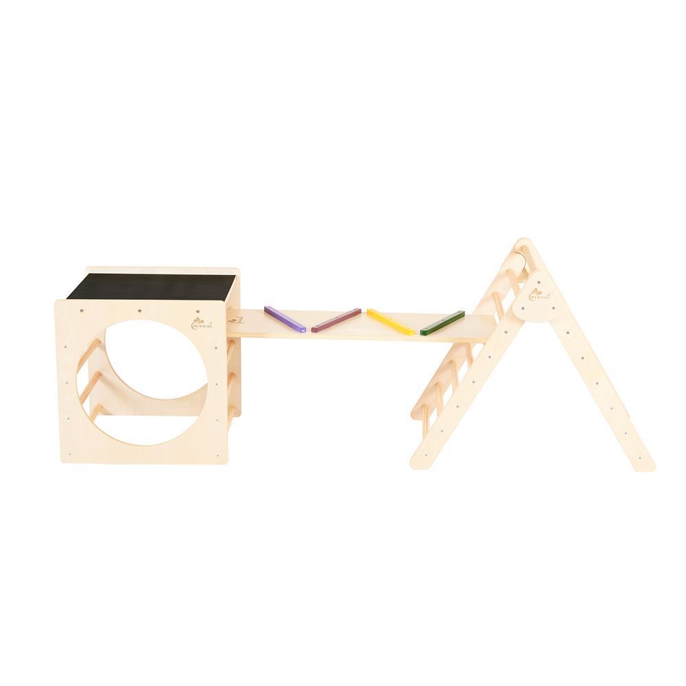 Pikler Activity Play Cube with Blackboard