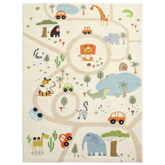 The Zoo Map Rug