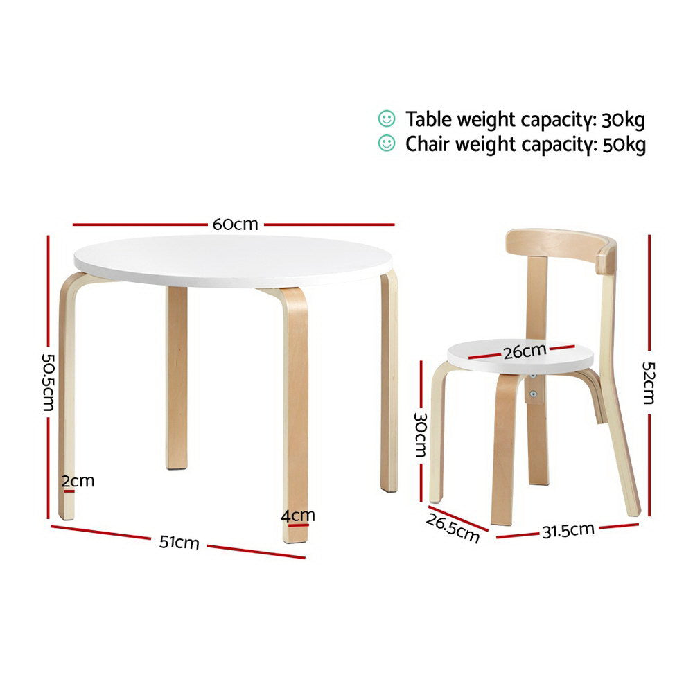 Keezi Kids Nordic Table Chair Set