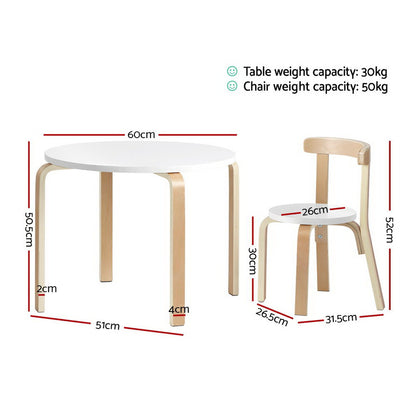 Keezi Kids Nordic Table Chair Set