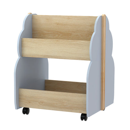 Keezi Kids Toys and Books Organiser Display Shelf with Wheels