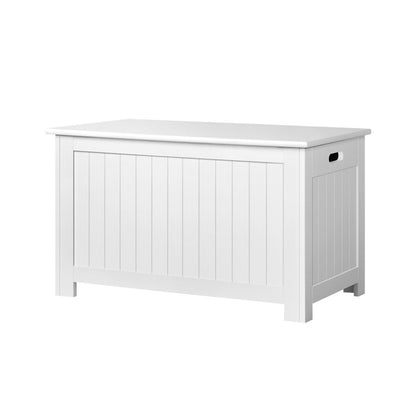 Keezi Kids Wooden Toy Chest for Kids Room - White