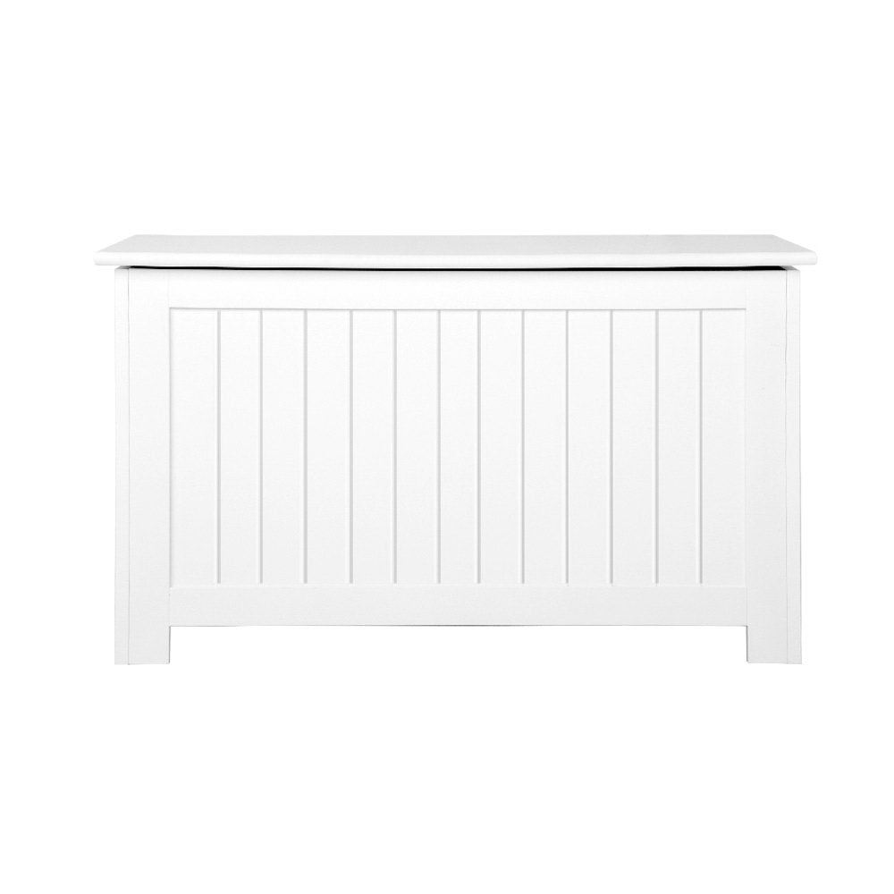 Keezi Kids Wooden Toy Chest for Kids Room - White