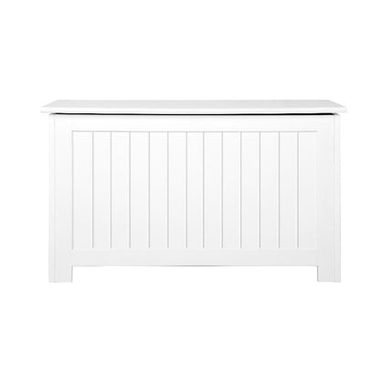 Keezi Kids Wooden Toy Chest for Kids Room - White