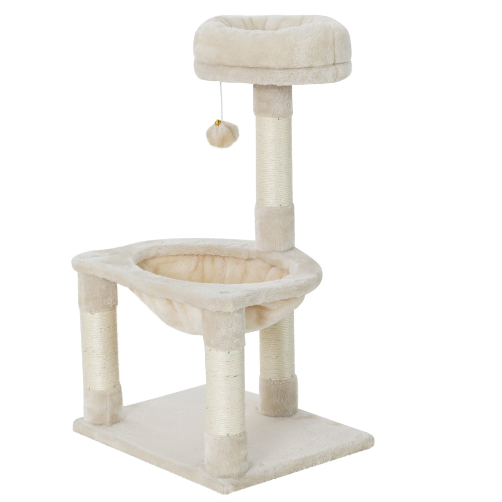 Camila Cat Tree Scratching Post And Toy House Bed (69 cm)