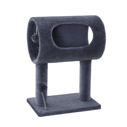 Oolie Cat Tree Scratching Post (Grey 53cm)