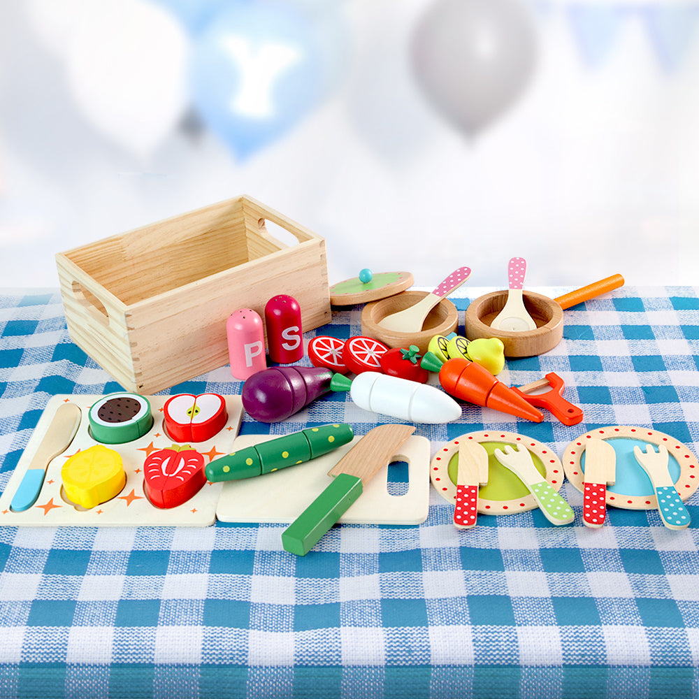 Keezi Kids Pretend Food Kitchen Set