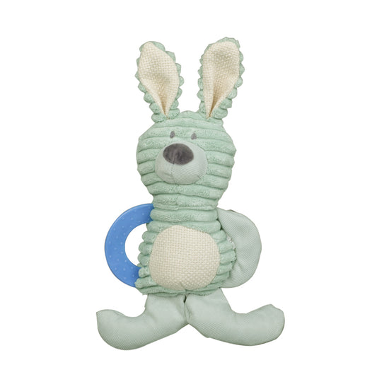 Blue Rabbit Squeaky Dog Chew Toy